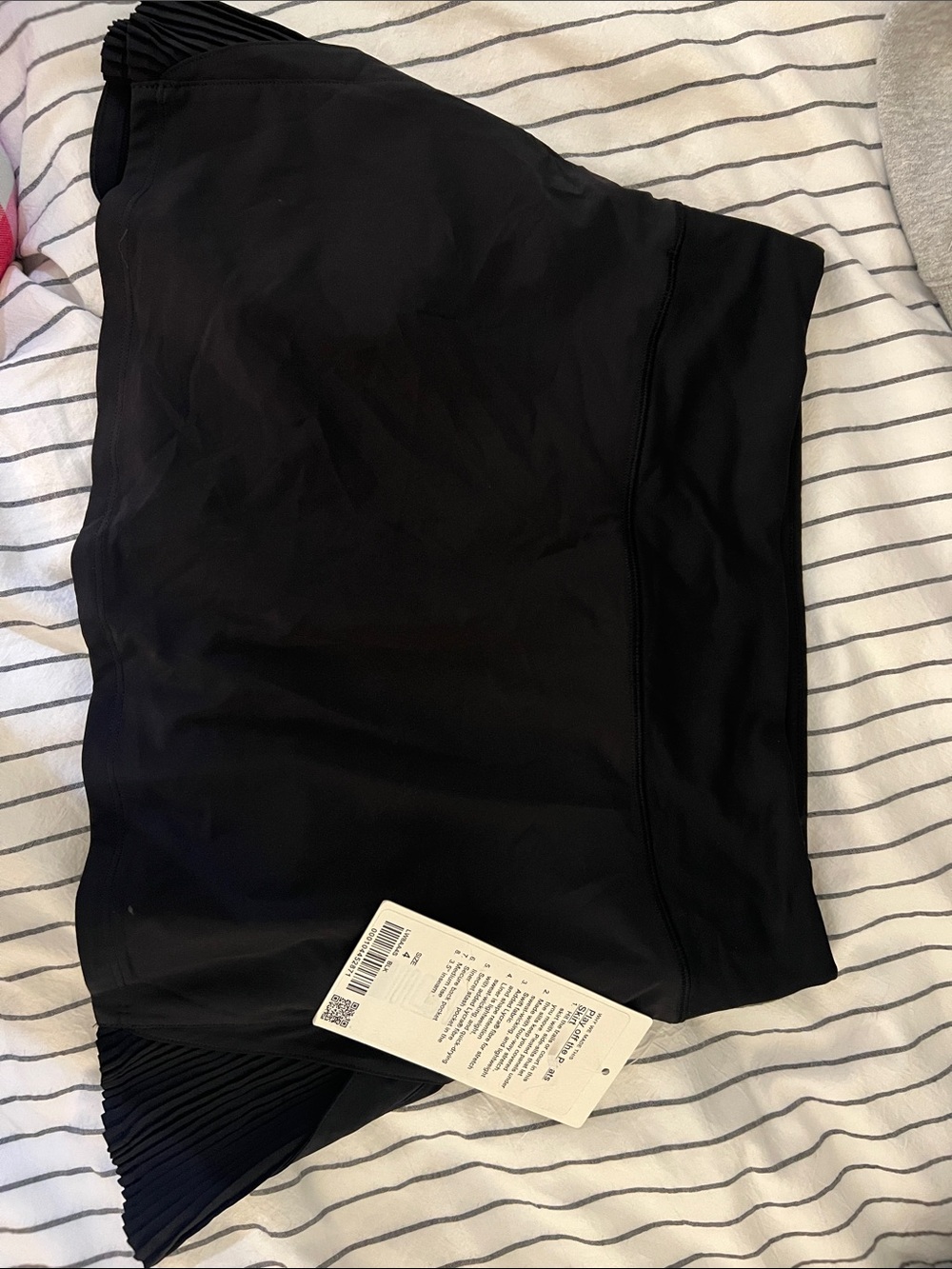 lululemon athletica Black High-Waist Tennis Skirt